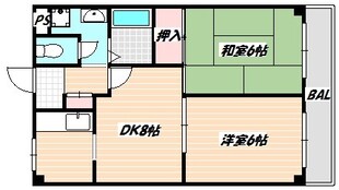 セゾン西船の物件間取画像